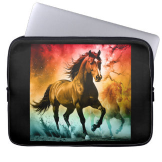 Horse running  laptop sleeve