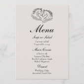 Horse Rustic Boerderij Elegant Country Westerne br Menu (Voorkant)