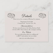 Horse Rustic Western Country Wedding Details Informatiekaartje (Voorkant)