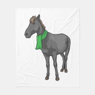 Horse Scarf Fleece Deken
