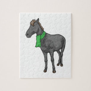 Horse Scarf Legpuzzel