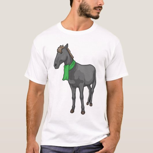 Horse Scarf T-shirt (Voorkant)
