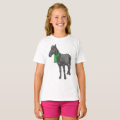 Horse Scarf T-shirt (Voorkant volledig)