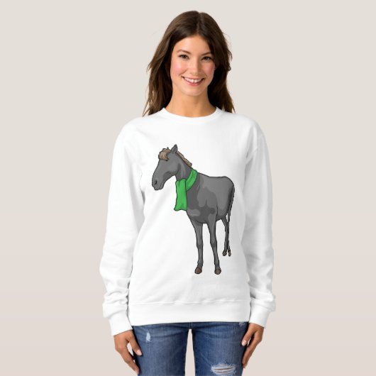 Horse Scarf Trui (Voorkant volledig)
