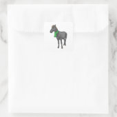 Horse Scarf Vierkante Sticker (Tas)