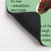 HORSE SENSE - mousepad Muismat (Hoek)