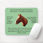 HORSE SENSE - mousepad Muismat (Met muis)
