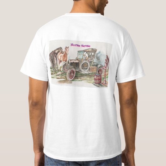 Horse Sense T-shirt (Achterkant)