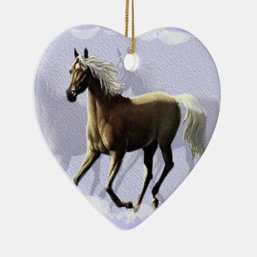 Horse Shadow Keramisch Ornament (Rechts)