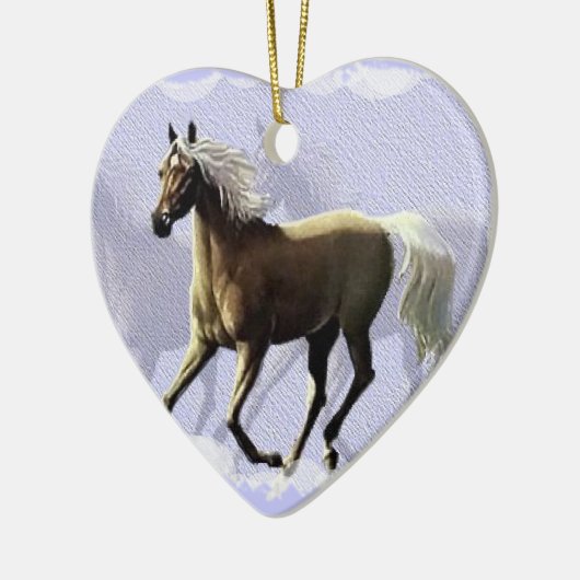 Horse Shadow Keramisch Ornament (Links)