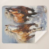 Horse Sherpa Deken (Voorkant (horizontaal))