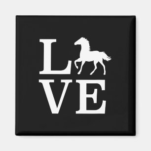Horse Shirt Paardensport Cadeaus Paardrijden Liefd Magneet