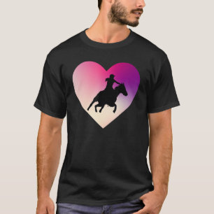 Horse Show Heart Equestrian Jockey Showspringt Com T-shirt