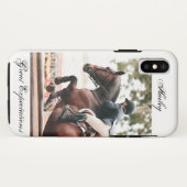 Horse Show Horse & Rider Equestrian Hunter Jumper Case-Mate iPhone Case (Achterkant (horizontaal))
