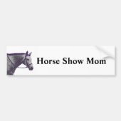 Horse Show Mam - Engels Bumpersticker (Voorkant)