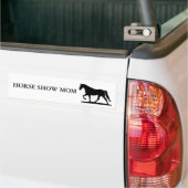 HORSE SHOW MOM - VERZAMELD BUMPERSTICKER (Op Truck)