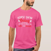 Horse Show Nanny Louder en Prouder Equestrian Nan T-shirt (Voorkant)