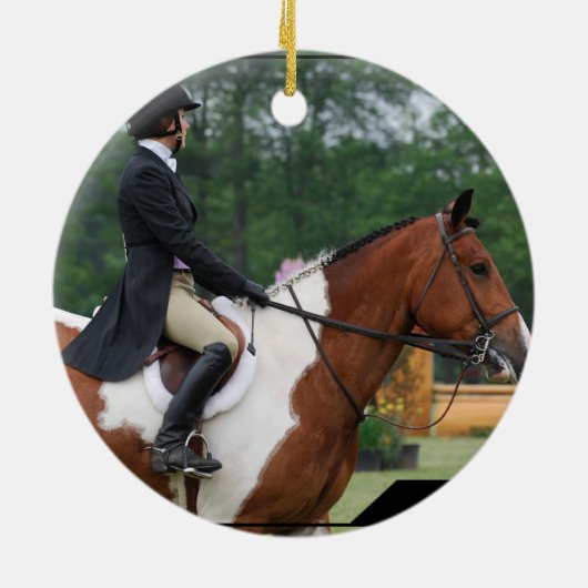 Horse Show Ring Ornament (Achterkant)