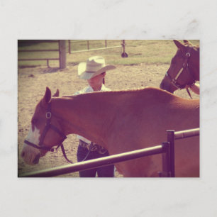 Horse Show Showmanship Briefkaart