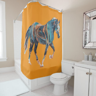 Horse Shower Curtain Douchegordijn