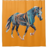 Horse Shower Curtain Douchegordijn (Voorkant)