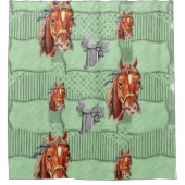 Horse Shower Curtain Douchegordijn (Voorkant)