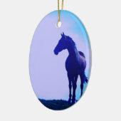 Horse Silhouette Design Ornament (Links)