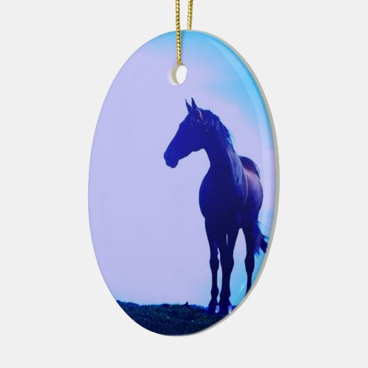 Horse Silhouette Design Ornament (Links)