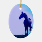 Horse Silhouette Design Ornament (Voorkant)