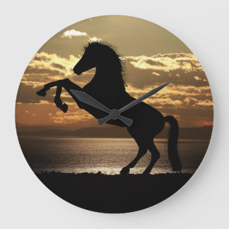Horse Silhouette Grote Klok