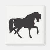 Horse Silhouette Magneet (Voorkant)