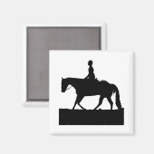 Horse Silhouette Magneet (Voorkant / Achterkant)