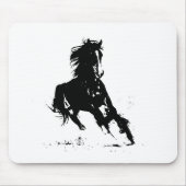 Horse Silhouette Muismat (Voorkant)