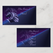 Horse Silhouette Shadowed Visitekaartje (Voorkant / Achterkant)