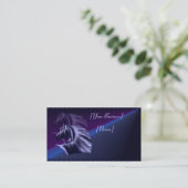 Horse Silhouette Shadowed Visitekaartje (Staand voorkant)