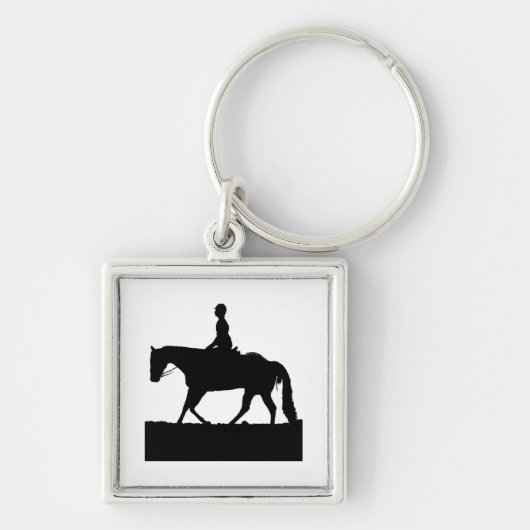 Horse Silhouette Sleutelhanger (Voorkant)