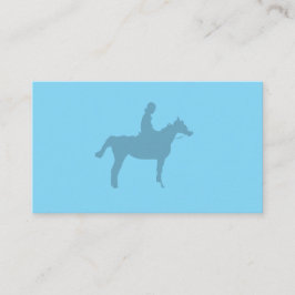 Horse Silhouette Small Notepad Visitekaartje