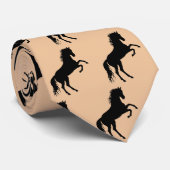 Horse Silhouette Stropdas (Opgerold)