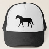 Horse Silhouette Trucker Pet (Voorkant)