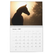 Horse Silhouettes Calendar Kalender (Jan 2027)