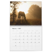 Horse Silhouettes Kalender (Feb 2027)