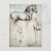 Horse Sketch Briefkaart (Voorkant)