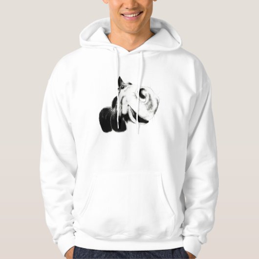 Horse Sketch Hoodie (Voorkant)