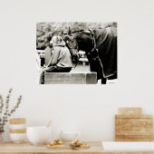 Horse Snuggles Poster (Keuken)