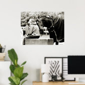 Horse Snuggles Poster (Thuiskantoor)