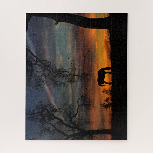 Horse Southwestern Puzzle Legpuzzel (Verticaal)