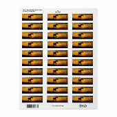Horse Southwestern Sunrise Return Address Label (Full Sheet)