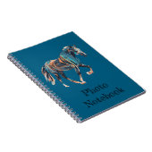 Horse Spiral Photo Notebook Notitieboek (Rechterzijde)
