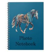 Horse Spiral Photo Notebook Notitieboek (Voorkant)