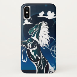 Horse Spirit BLACK HOLE SUN iPhone 16 Hoesje